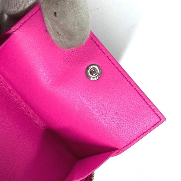 BALENCIAGA 659224 Compact wallet With logo strap Zip Around Folded wallet - Picture 13 of 13